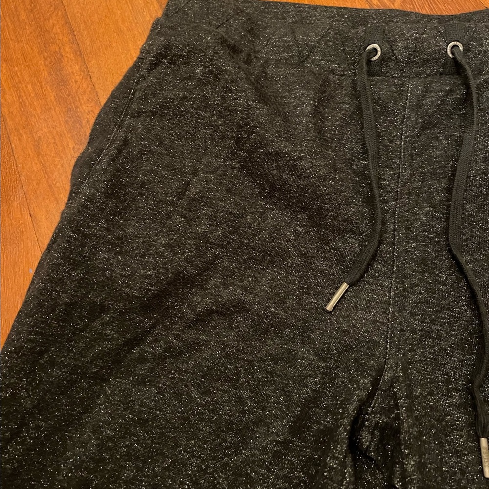 Juicy Couture Y2K Metallic Thread Jogger Pants black glitter - Picture 9 of 9
